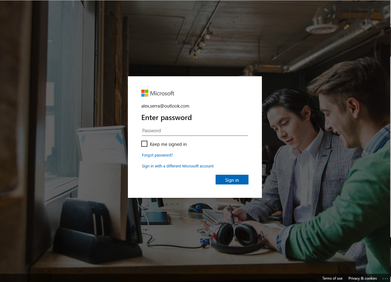 Sign in to Microsoft Advertising